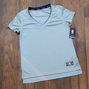 NWT Fanatics NBA Fast Break Blank Jersey Shirt - Grey (Dallas Mavs) S
